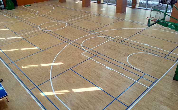 硬木企口運動體育地板板式龍骨結(jié)構(gòu)