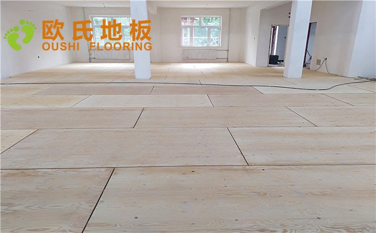 佳木斯市同江消防隊籃球館木地板項目—歐氏實木運(yùn)動地板